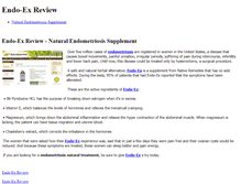 Tablet Screenshot of endo-ex-review.weebly.com