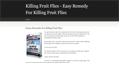 Desktop Screenshot of killingfruitflies.weebly.com