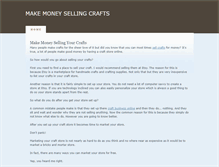 Tablet Screenshot of makemoneysellingcrafts.weebly.com