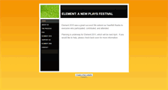 Desktop Screenshot of elementtheater.weebly.com