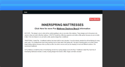Desktop Screenshot of mattress-daytona-beach.weebly.com