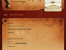 Tablet Screenshot of exceso.weebly.com