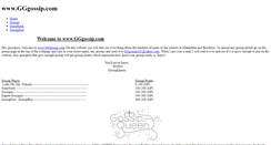Desktop Screenshot of gggossip.weebly.com