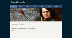 Desktop Screenshot of englishwithjackblack.weebly.com