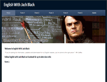 Tablet Screenshot of englishwithjackblack.weebly.com