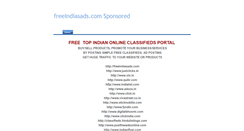 Desktop Screenshot of freeindianclassifieds.weebly.com
