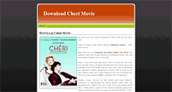Desktop Screenshot of download-cheri-movie.weebly.com
