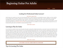 Tablet Screenshot of beginningguitarforadults.weebly.com