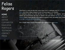 Tablet Screenshot of felisarosarogers.weebly.com