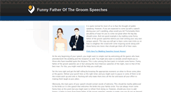 Desktop Screenshot of funnyfatherofthegroomspeeches.weebly.com