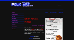 Desktop Screenshot of folkart209.weebly.com