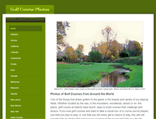 Tablet Screenshot of golfcoursephotos.weebly.com