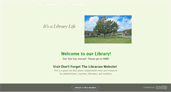 Desktop Screenshot of itsalibrarylife.weebly.com