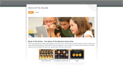 Desktop Screenshot of bookofraonline.weebly.com