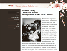 Tablet Screenshot of mountainmidwife.weebly.com