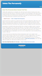 Mobile Screenshot of deletefilespermanently.weebly.com