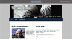 Desktop Screenshot of collegecrocheter.weebly.com