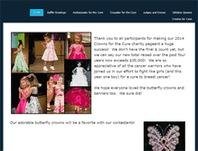 Tablet Screenshot of crownsforthecure.weebly.com