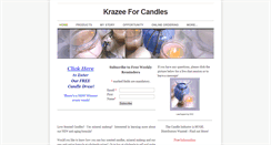 Desktop Screenshot of krazeeforcandles.weebly.com