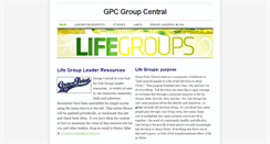 Desktop Screenshot of lifegroups.weebly.com
