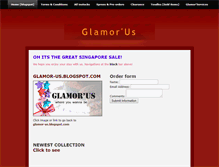 Tablet Screenshot of glamor-us.weebly.com