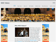 Tablet Screenshot of nsdvideos.weebly.com