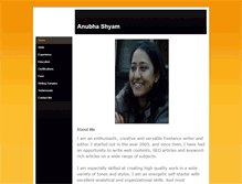 Tablet Screenshot of anubha-shyam.weebly.com