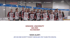 Desktop Screenshot of denisonicehockey.weebly.com