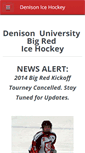 Mobile Screenshot of denisonicehockey.weebly.com