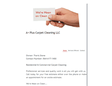 Tablet Screenshot of apluscarpetcleaning.weebly.com