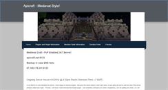 Desktop Screenshot of medievalmc.weebly.com