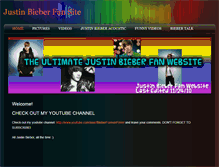 Tablet Screenshot of justinbieberfanswebsite.weebly.com