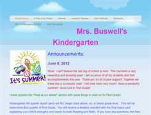 Tablet Screenshot of mrsbuswellskindergarten.weebly.com