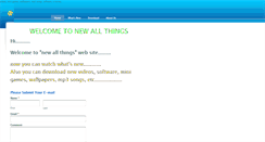 Desktop Screenshot of newallthings.weebly.com