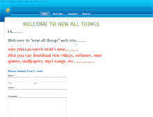 Tablet Screenshot of newallthings.weebly.com
