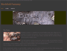 Tablet Screenshot of birchfieldfarmstay.weebly.com