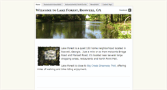 Desktop Screenshot of lakeforesthoa.weebly.com