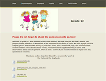 Tablet Screenshot of grade2c.weebly.com