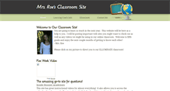 Desktop Screenshot of mrsroesclassroom.weebly.com