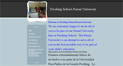 Desktop Screenshot of pershingparentuniversity.weebly.com