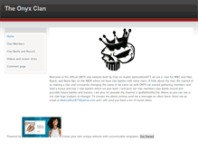 Tablet Screenshot of onyxclan.weebly.com