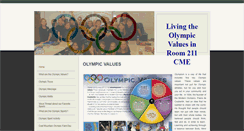 Desktop Screenshot of livingtheolympicvaluesroom211cme.weebly.com