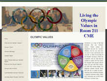 Tablet Screenshot of livingtheolympicvaluesroom211cme.weebly.com