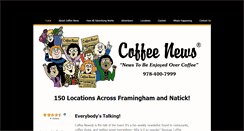 Desktop Screenshot of metrowestcoffeenews.weebly.com