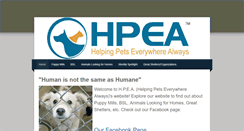 Desktop Screenshot of hpea.weebly.com