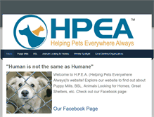 Tablet Screenshot of hpea.weebly.com