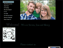 Tablet Screenshot of lisaandsteven.weebly.com