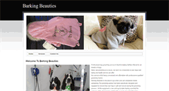 Desktop Screenshot of barkingbeauties.weebly.com