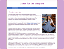 Tablet Screenshot of danceforthevisayans.weebly.com