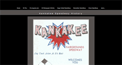 Desktop Screenshot of kankakeespeedwayhistory.weebly.com